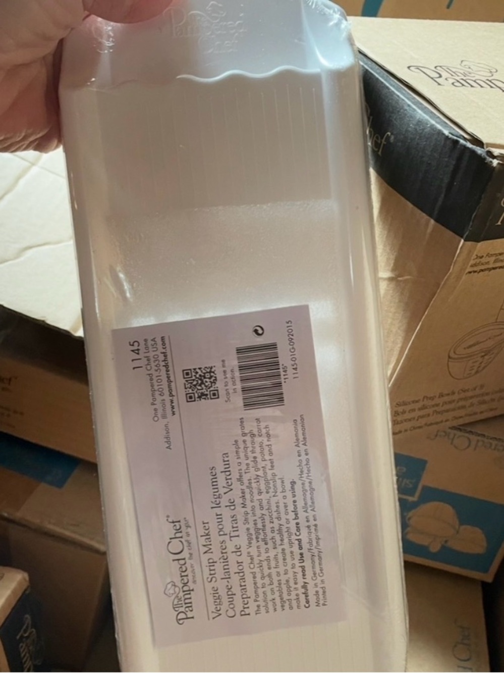 Pampered Chef Veggie Strip Maker New